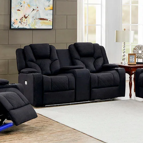 Arnold Recliner Rinho Leather 2R Black