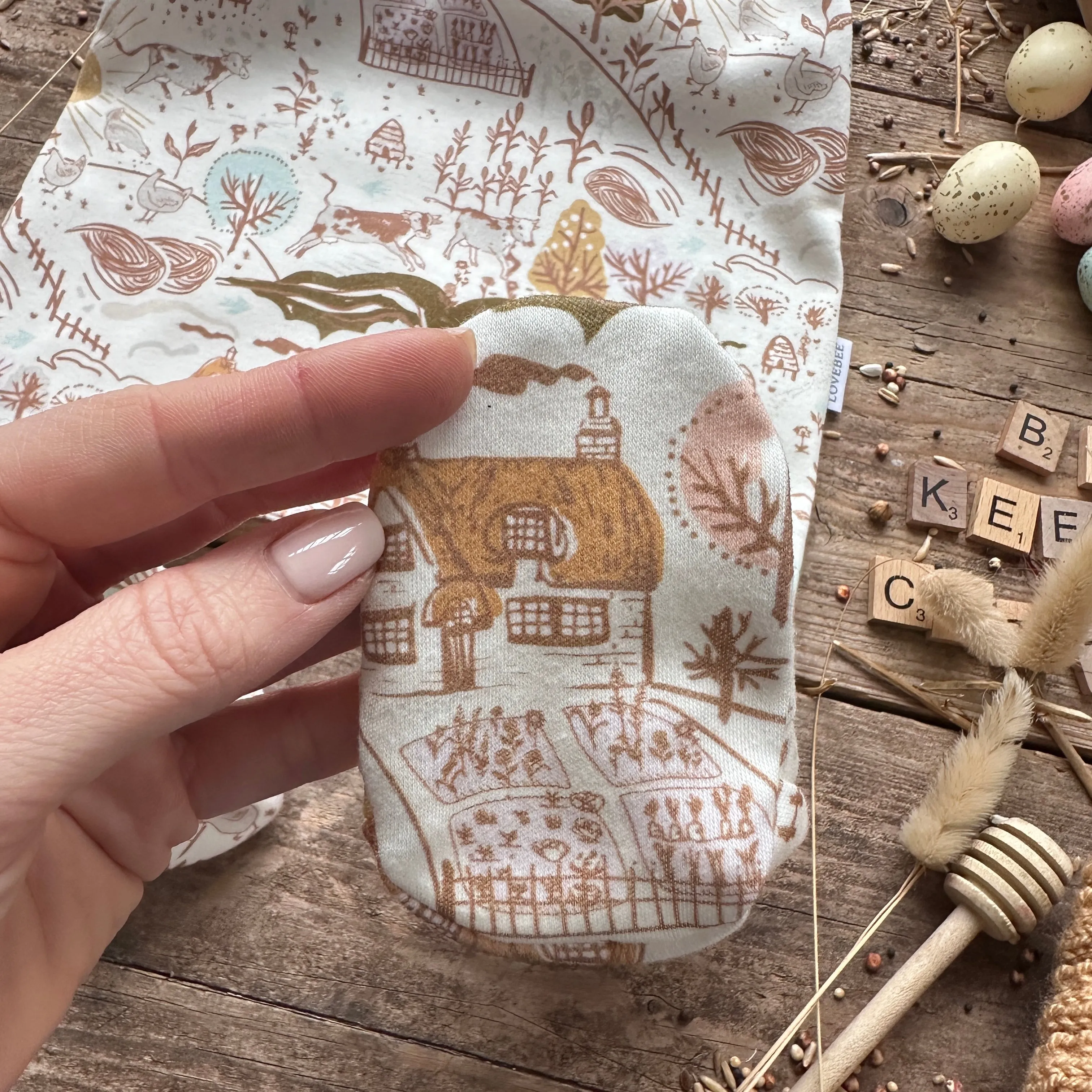 Beekeeper's Cottage Footed Romper