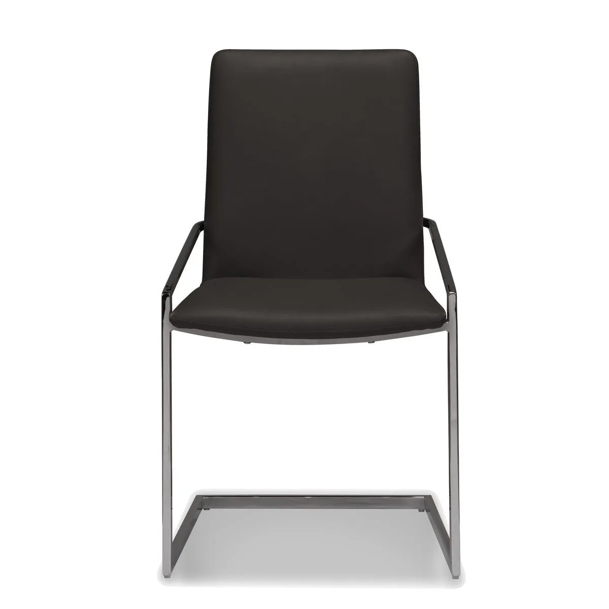 Jasmine Floating Black Dining Chair - Set of 2