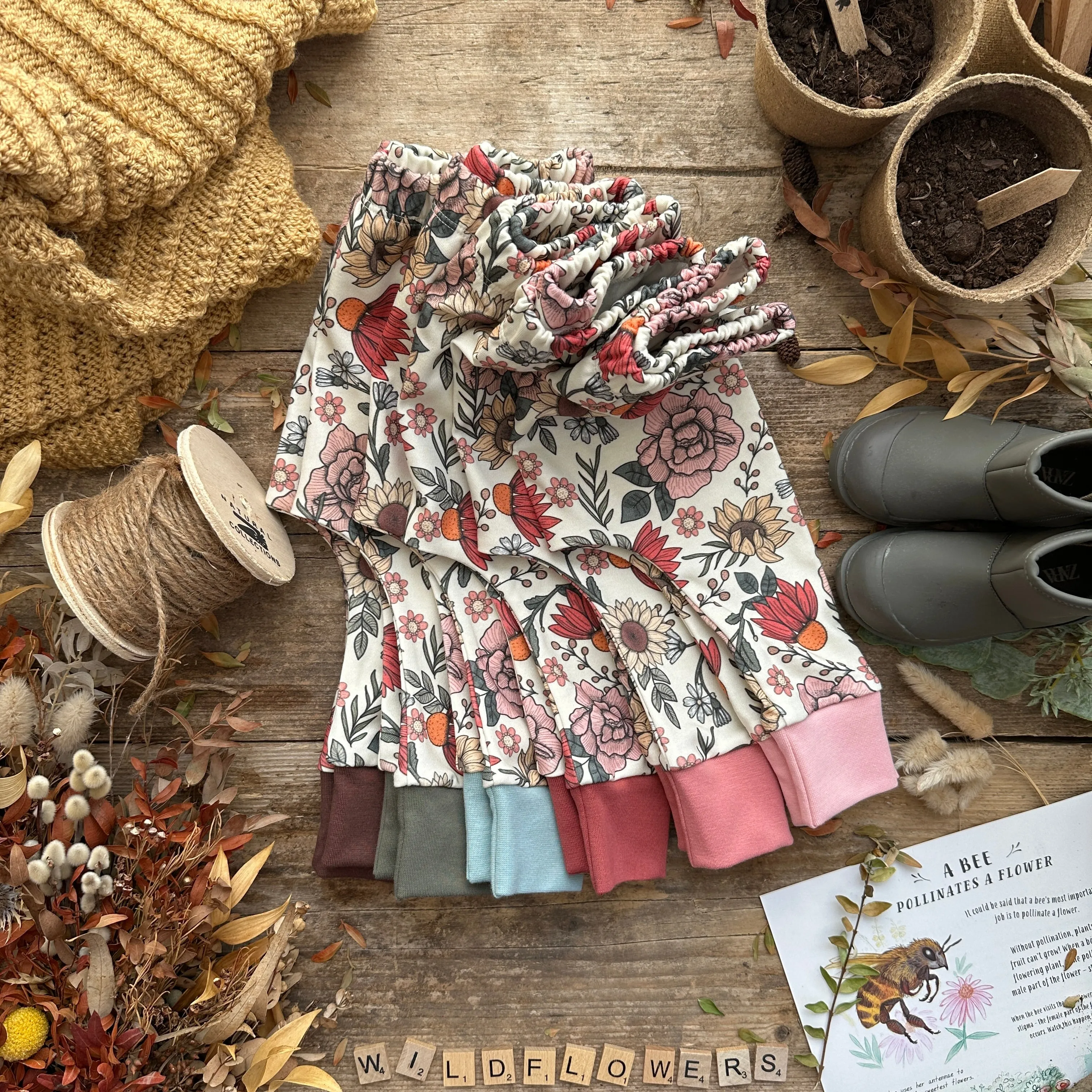 Wildflowers Footed Romper