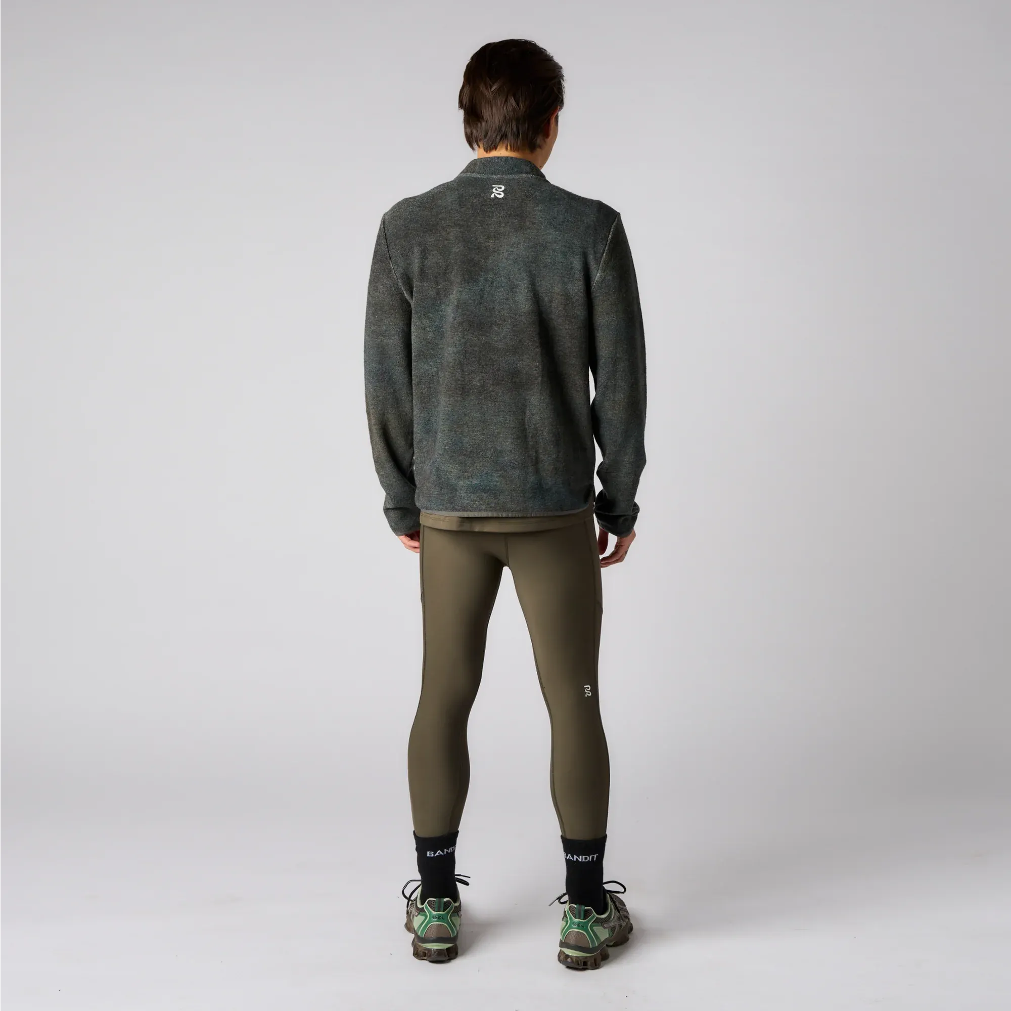Wool Terry Quarter Zip Pullover - Men's